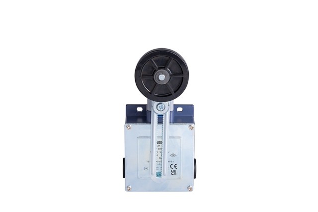 L54 Metal Gövde 50 mm Lastik Ayarlanabilir Kollu Makara Ayarlı Makara Ani Hareketli 2* (1NC+1NO ) Sınır Şalter